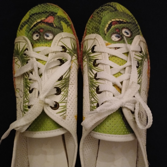 🌺Adorable Goby sneaker loafers with hand drawings size 43 (11)🌺 - Picture 7 of 9